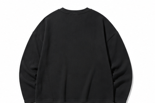 Charcoal Baggy Henley